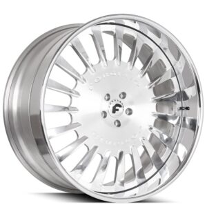 19" Forgiato Wheels Calibro Polished Face with Chrome Lip Forged Rims