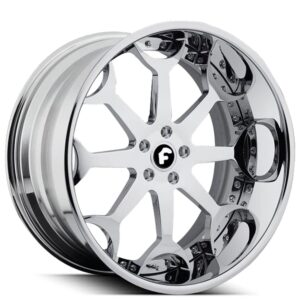 19" Staggered Forgiato Wheels Capolavaro Chrome Forged Rims