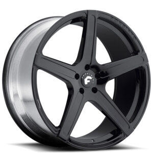 20" Forgiato Wheels Aggio-M Satin Black Forged Rims