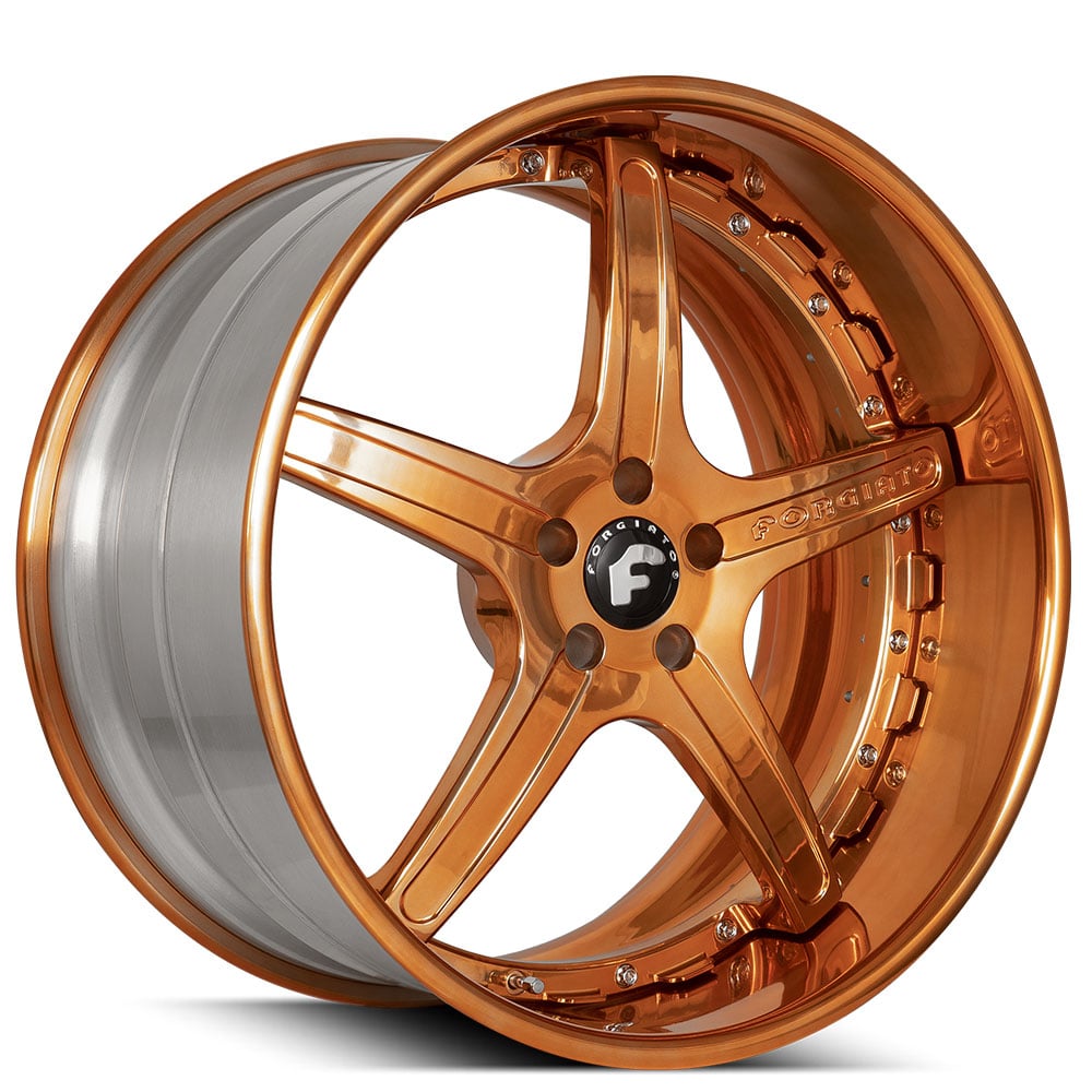 21" Forgiato Wheels Aggio-B Copper Plate Forged Rims 21" Forgiato Wheels Aggio-B Copper Plate Forged Rims