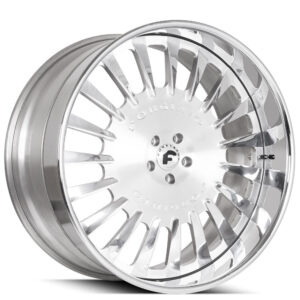 21" Forgiato Wheels Calibro Polished Face with Chrome Lip Forged Rims