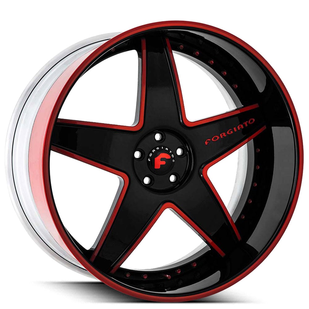 21" Forgiato Wheels Classico Custom 2 Tone with Custom Rivets Forged Rims 21" Forgiato Wheels Classico Custom 2 Tone with Custom Rivets Forged Rims