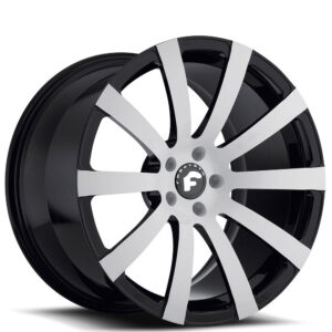 21" Forgiato Wheels Concavo-M Black Machined Forged Rims