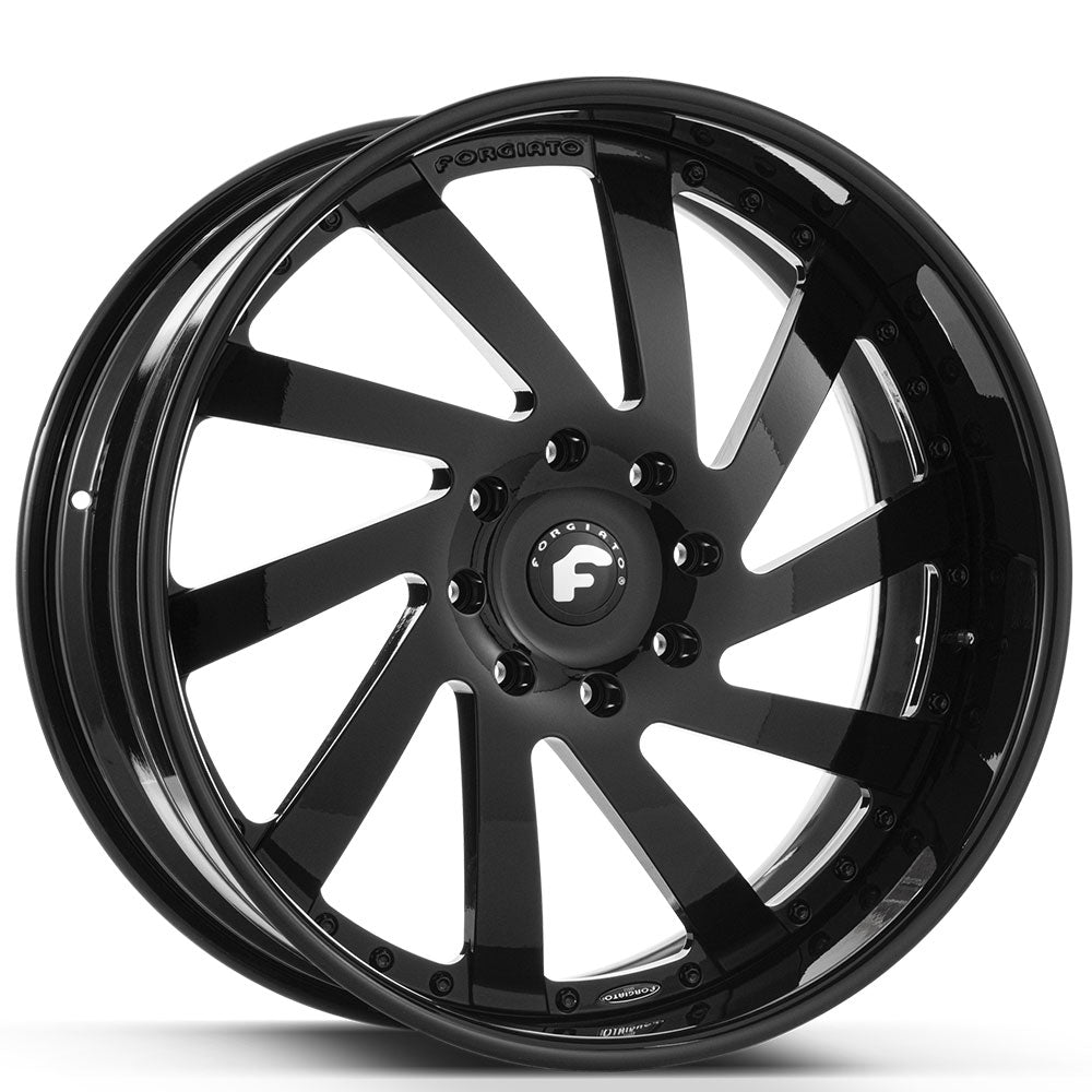 21" Forgiato Wheels Twisted Concavo Gloss Black Forged Rims 21" Forgiato Wheels Twisted Concavo Gloss Black Forged Rims