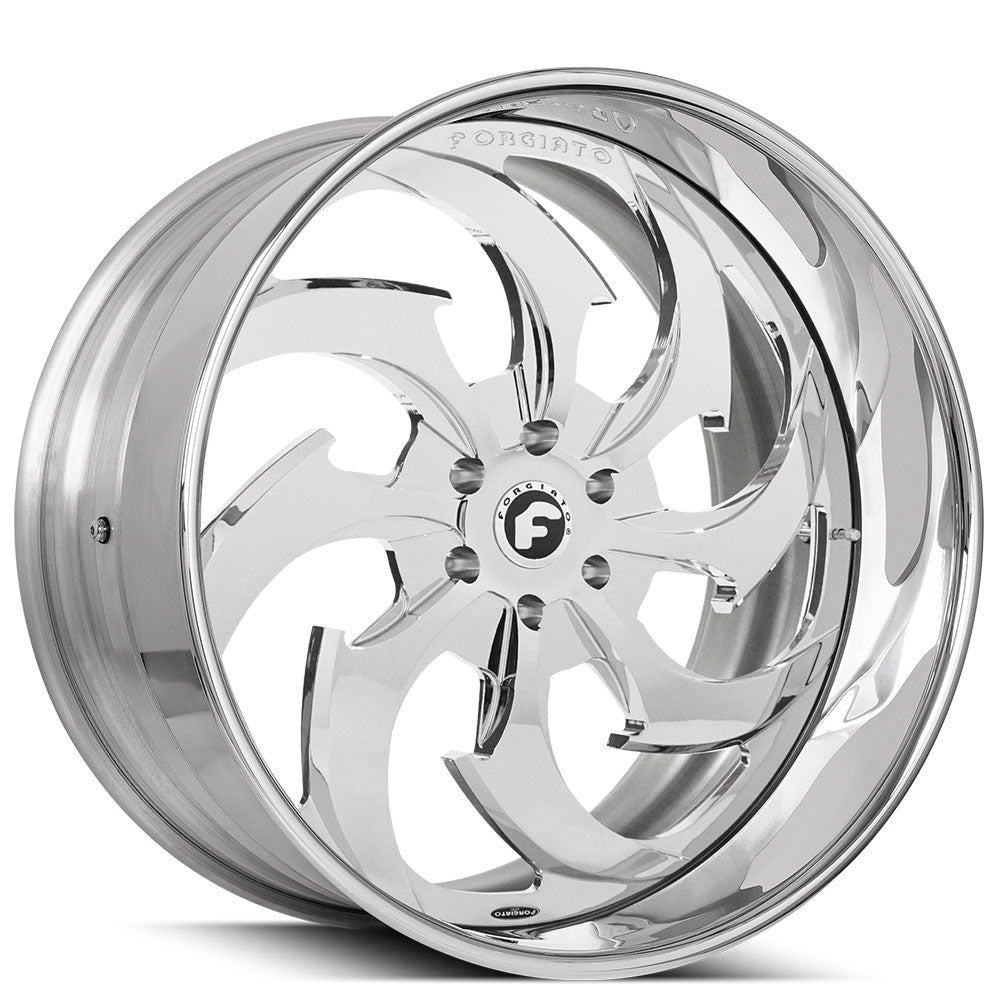 22" Staggered Forgiato Wheels Avviato-FF Chrome Forged Rims 22" Staggered Forgiato Wheels Avviato-FF Chrome Forged Rims
