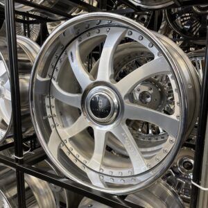 22" forgiato wheels fondare xl floater cap brushed silver chrome lip g body/old school fitment wheel/tire package