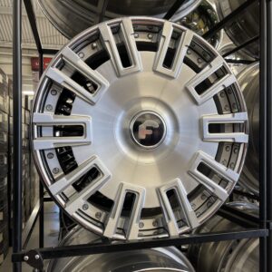 22" forgiato wheels licenziato ecl xl floater cap wheel/tire package