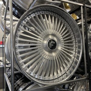 22" forgiato wheels trimestre brushed silver chrome lip xl floater cap wheel/tire package